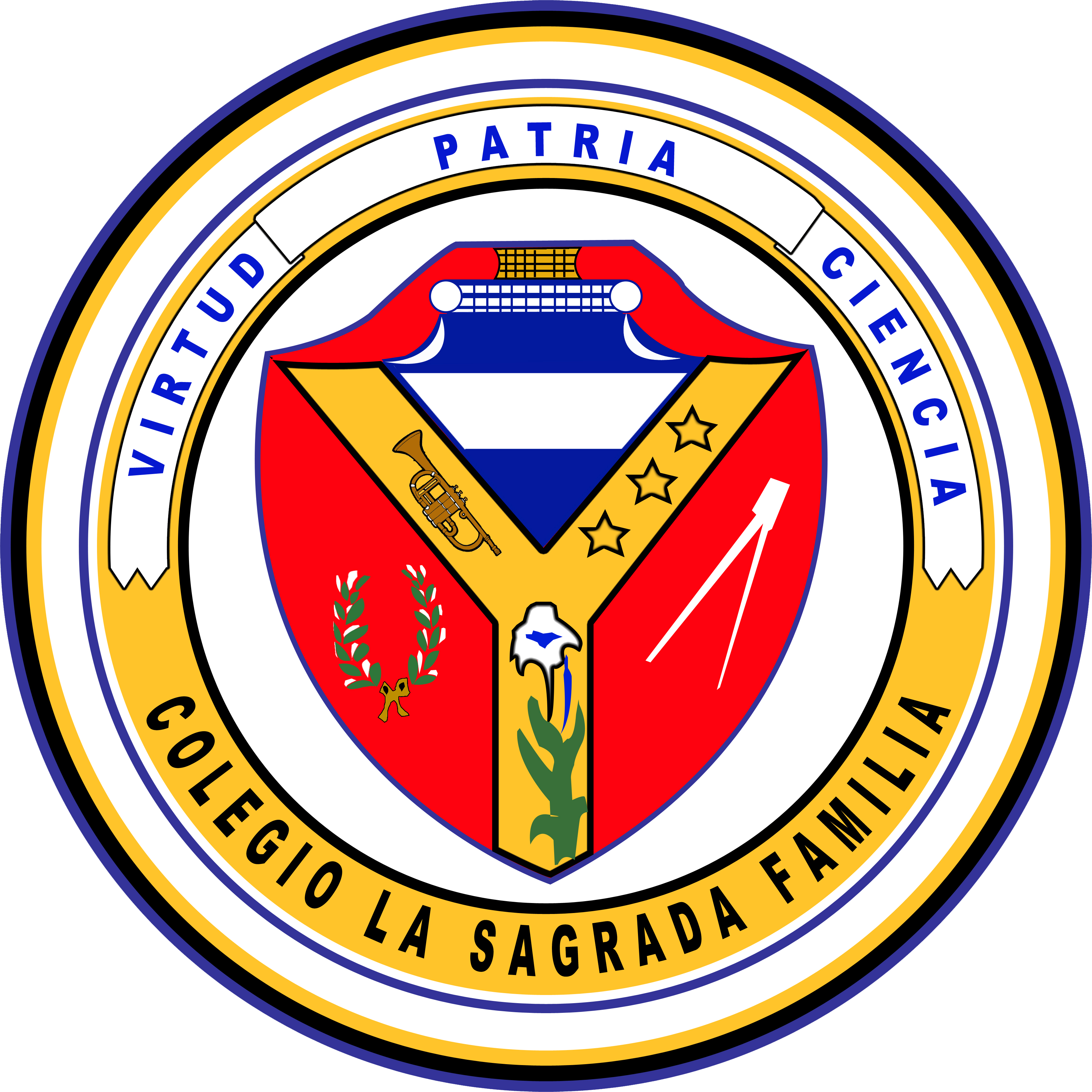 Escudo del Colegio La Sagrada Familia
